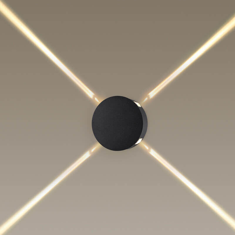 Спот Jedi Beam Sconce Circle black Черный в Воронеже | Loft Concept 