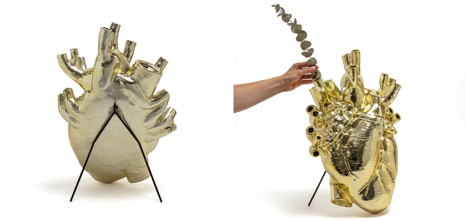 Ваза Seletti Love in Bloom Gold Gaint Ваза Seletti Love in Bloom Gold Gaint - Loft-Concept в Воронеже