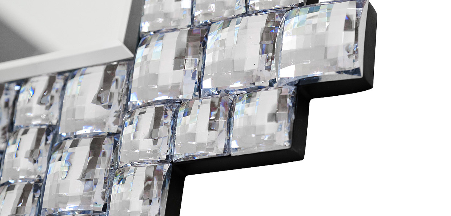 Зеркало Lasre Glitter Squares Mirror - фото