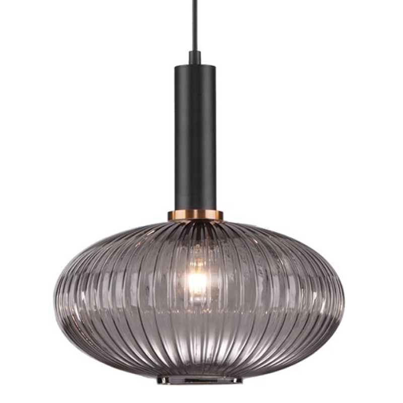 Светильник Ferm Living chinese lantern Gray II Серый (Gray) Черный в Воронеже | Loft Concept 