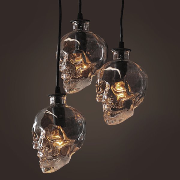 Люстра Череп Glass Skull Pendant  в Воронеже | Loft Concept 