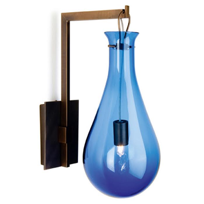 Бра Patrick Naggar Bubble Sconce blue Синий Черный в Воронеже | Loft Concept 