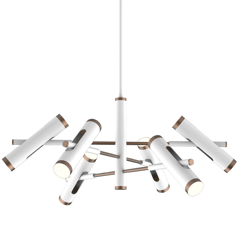 Люстра Rainer Chandelier white Белый Золотой в Воронеже | Loft Concept 