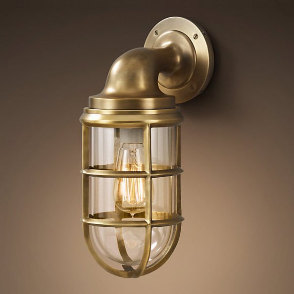 Бра RH STARBOARD wall lamp brass Латунь в Воронеже | Loft Concept 