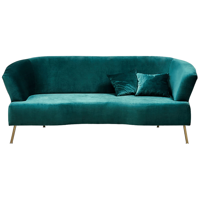 Диван Isis Sofa Turquoise Бирюзовый Золотой в Воронеже | Loft Concept 