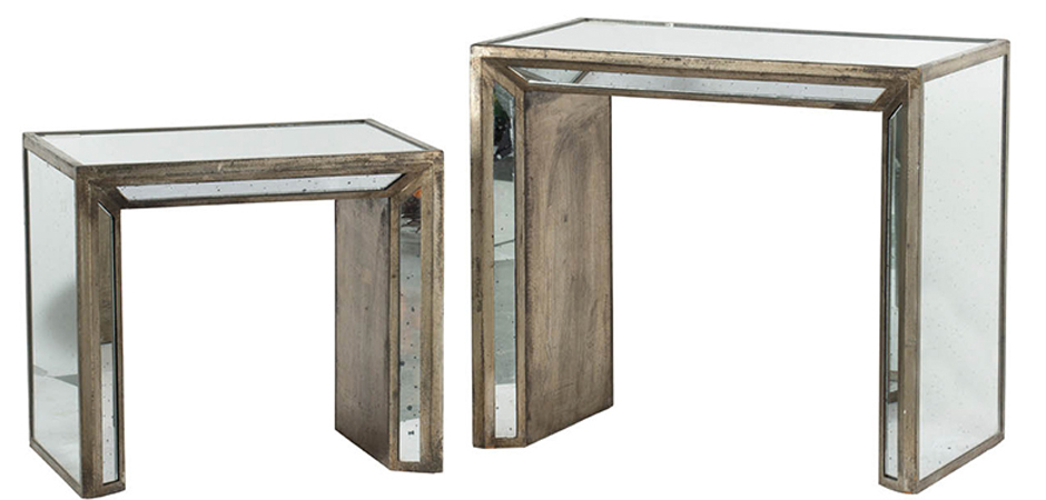 Приставной столик Mirrored Wide Side Приставной столик Mirrored Wide Side - Loft-Concept в Воронеже