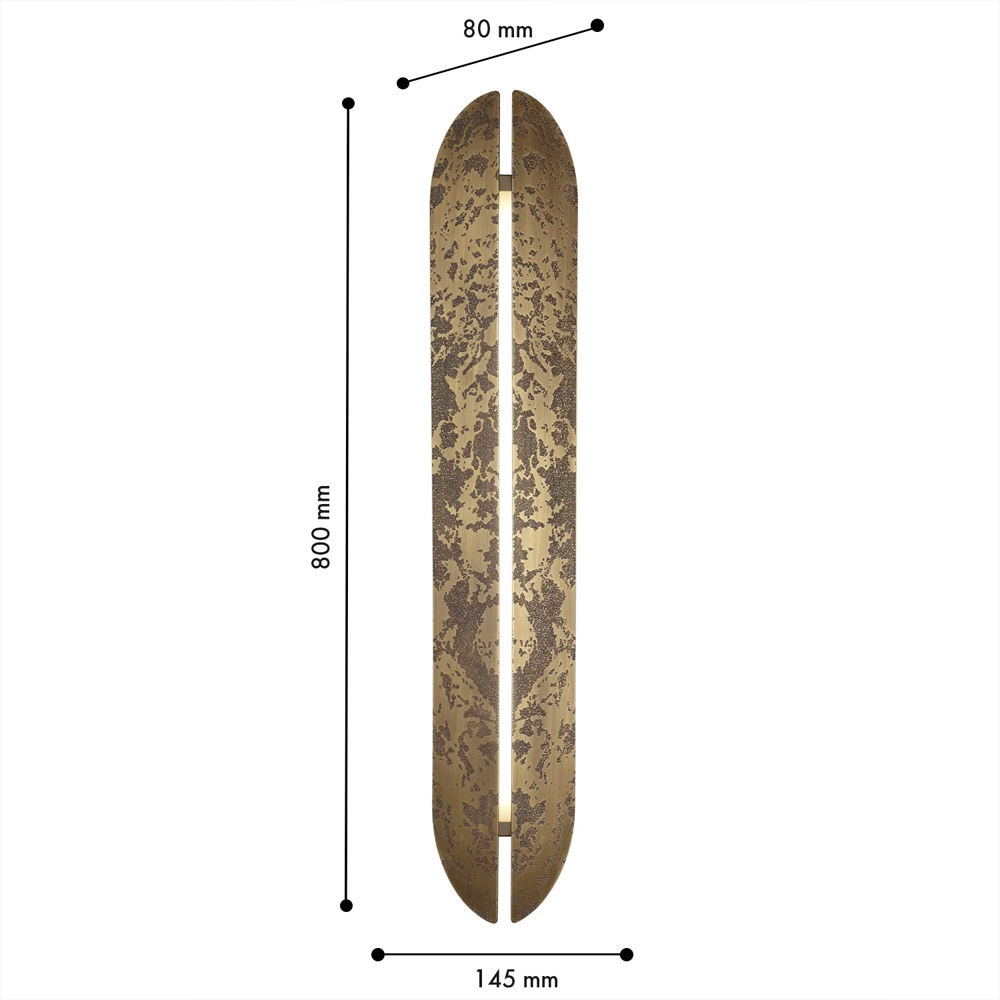 Бра винтажное с имитацией коррозии на медном корпусе Predominant в Воронеже