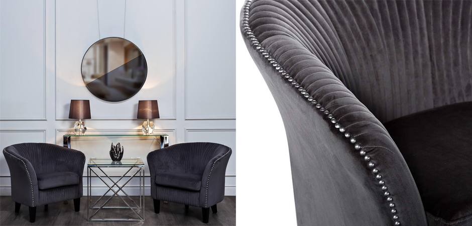 Кресло JackFlower Armchair grey Кресло JackFlower Armchair grey - Loft-Concept в Воронеже