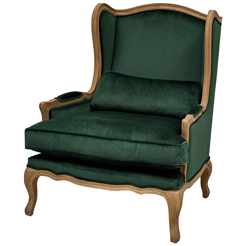 Кресло Armel Green Armchair Коричневый Зеленый Кресло Armel Green Armchair Коричневый Зеленый в Воронеже | Loft Concept