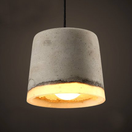 Подвесной светильник Art Concrete Pendant №10 Серый в Воронеже | Loft Concept 