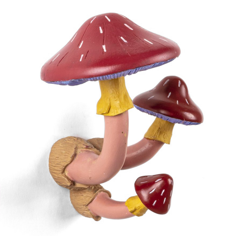 Аксессуар Seletti Hangers Mushroom Coloured Красный Аксессуар Seletti Hangers Mushroom Coloured Красный в Воронеже | Loft Concept