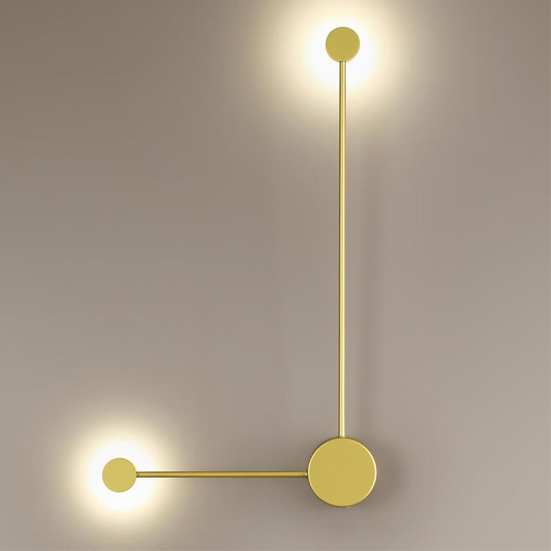 Бра Pin Wall Light Gold Angle Золотой в Воронеже | Loft Concept 