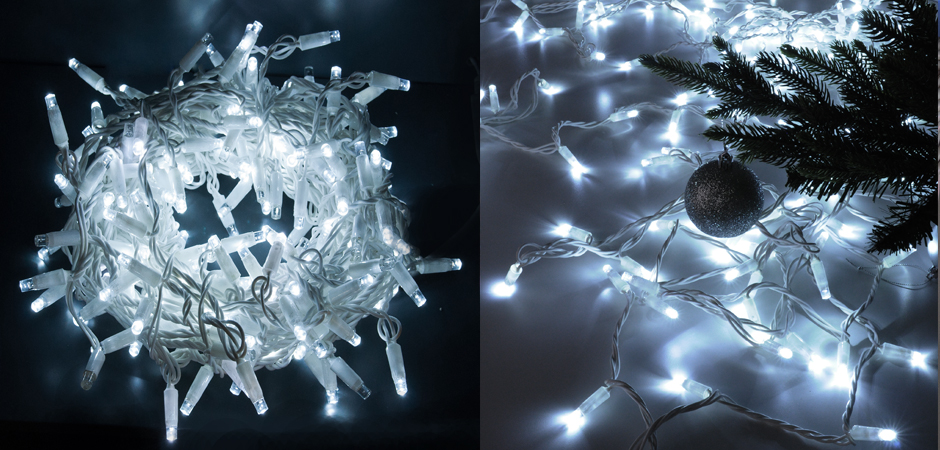 Гирлянда для улицы с Белым светом - Loft-Concept в Воронеже