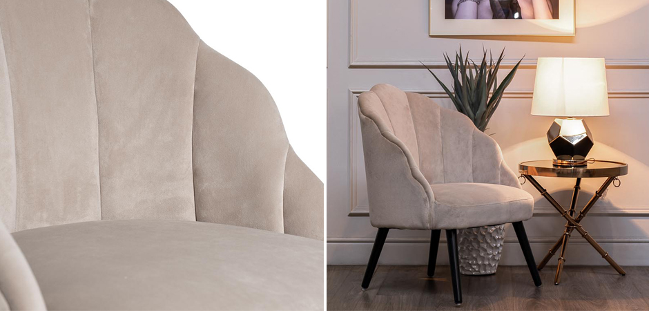 Кресло FolioFlower Armchair beige - фото №1