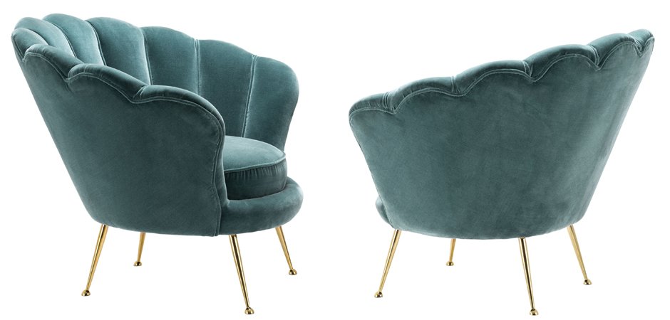 Кресло Eichholtz Chair Trapezium Turquoise Кресло Eichholtz Chair Trapezium Turquoise - Loft-Concept в Воронеже