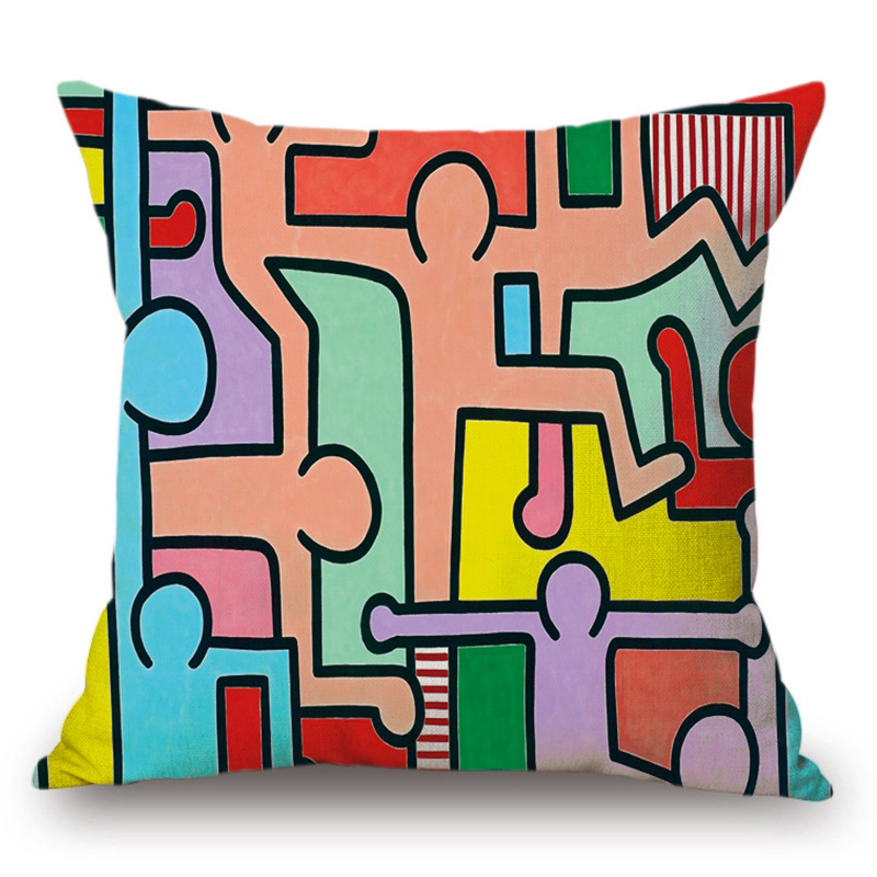 Подушка Keith Haring 7 Мульти в Воронеже | Loft Concept 