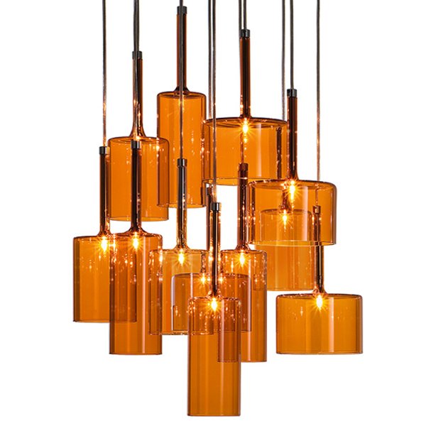 Люстра AXO Light Spillray Suspension Lamp Оранжевое Стекло Стекло Рубин Прозрачное Стекло Стекло Смок Люстра AXO Light Spillray Suspension Lamp Оранжевое Стекло Стекло Рубин Прозрачное Стекло Стекло Смок в Воронеже | Loft Concept