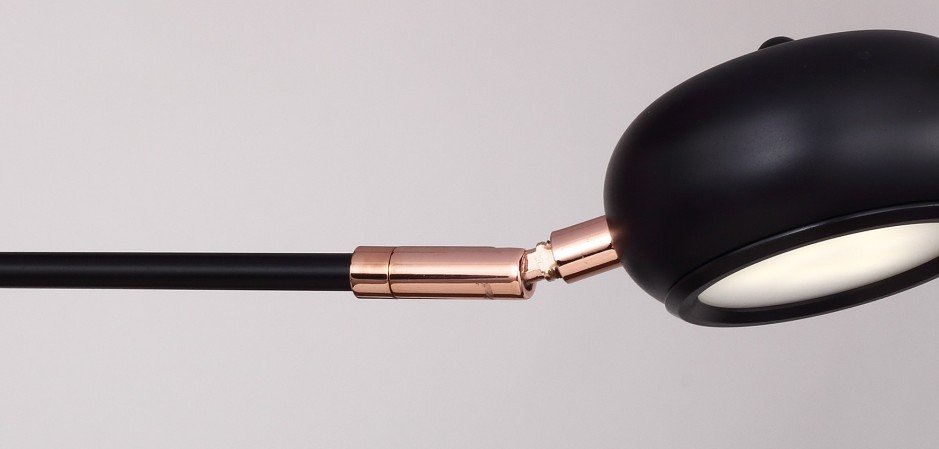 Люстра Curved Stix Chandelier 6 Black - Loft-Concept в Воронеже