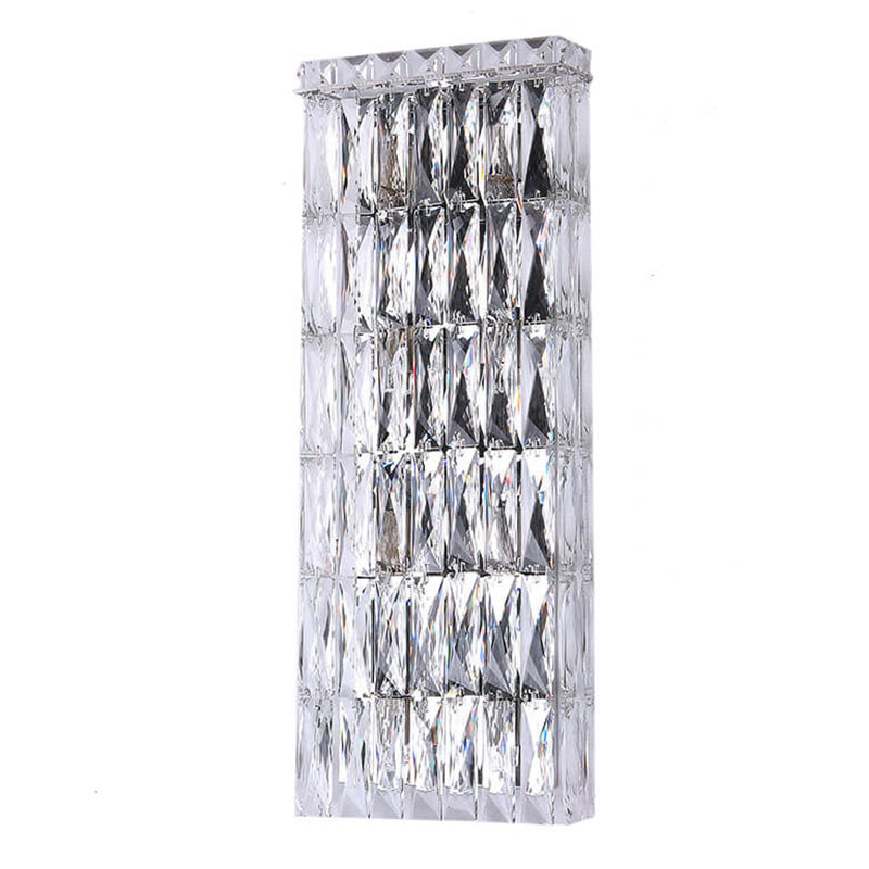 Бра Crystal Regena Chrome Wall Lamp 8 Хром Прозрачный (Transparent) Бра Crystal Regena Chrome Wall Lamp 8 Хром Прозрачный (Transparent) в Воронеже | Loft Concept