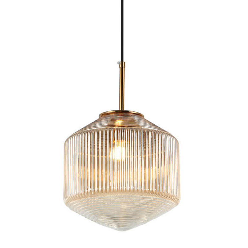 Подвесной светильник Clear Glass Pendant gold Бронза Золотой в Воронеже | Loft Concept 