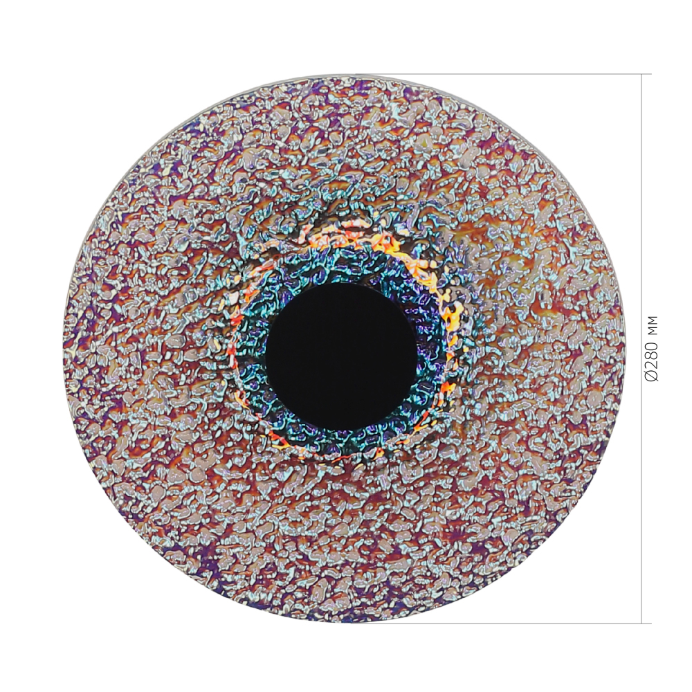 Подвесной светильник из фактурного двойного стекла Heterochromia в Воронеже