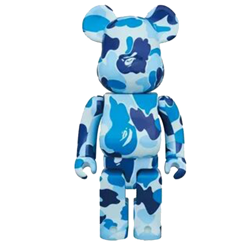 Статуэтка Bearbrick Camouflage Blue Синий Голубой в Воронеже | Loft Concept 