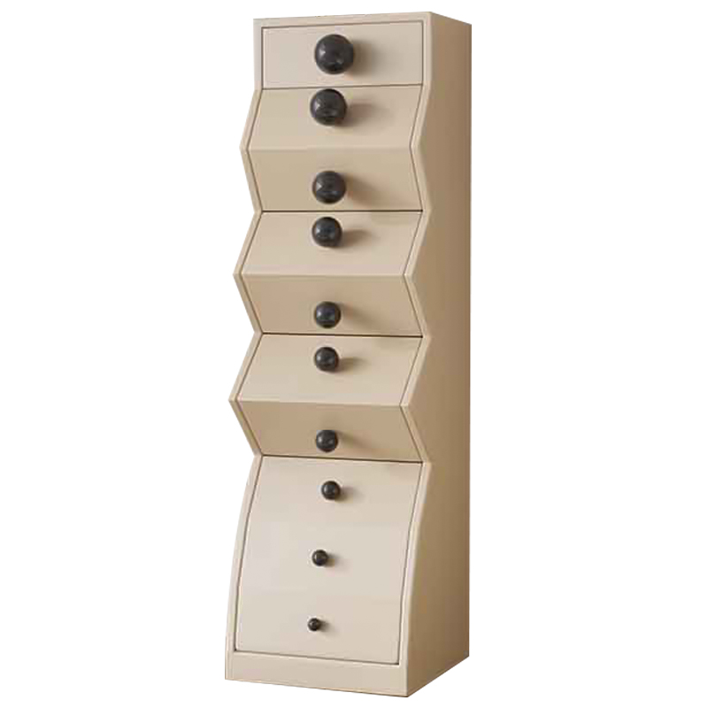 Комод Garton Wooden Forms Chest Of Drawers Beige Бежевый Черный в Воронеже | Loft Concept 