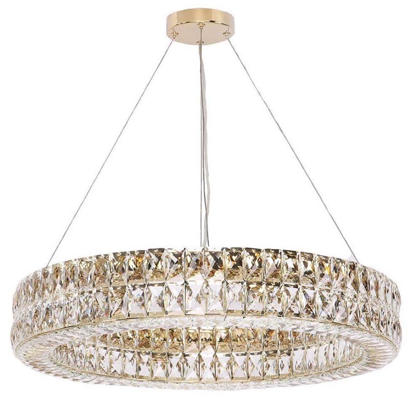 Люстра Crystal Regena Gold Chandelier 10 Золотой Прозрачный (Transparent) в Воронеже | Loft Concept 