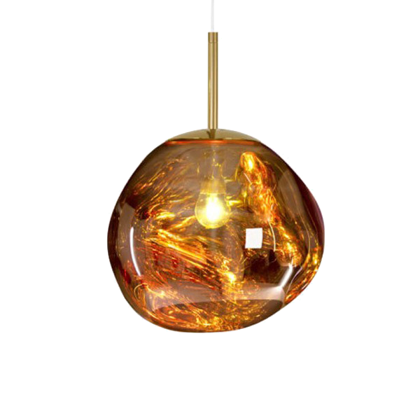 Подвесной светильник Tom Dixon Melt Pendant Gold Золотой Янтарь (Amber) в Воронеже | Loft Concept 