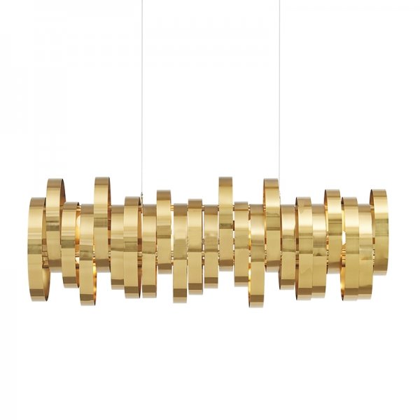 Люстра Brass Belts Chandelier Латунь в Воронеже | Loft Concept 