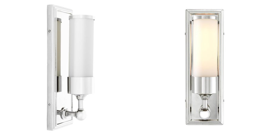 Бра Eichholtz Wall Lamp Valentine Nickel Бра Eichholtz Wall Lamp Valentine Nickel - Loft-Concept в Воронеже