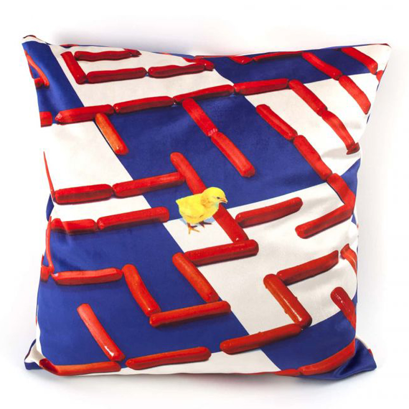 Подушка Seletti Cushion Labyrinth Мульти в Воронеже | Loft Concept 