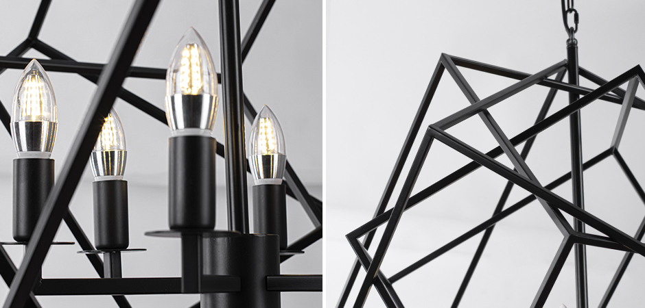 Люстра Cubist Small Chandelier Black Люстра Cubist Small Chandelier Black - Loft-Concept в Воронеже