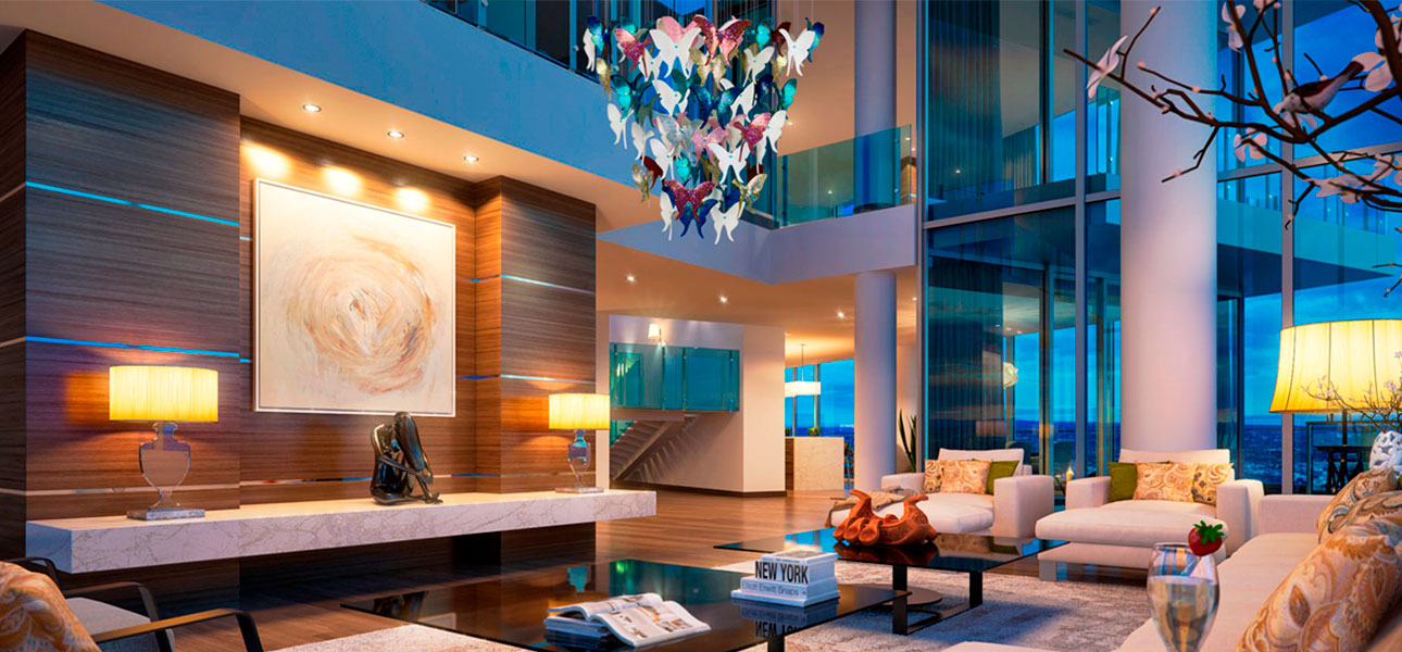 Люстра Цветные Бабочки Жемчужно-серая база Night Butterflies Chandelier Multi Color - фото №1