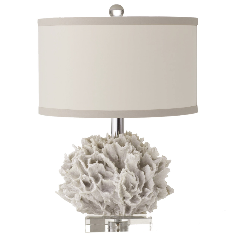 Настольная лампа Yvette Coral Table lamp Белый ivory ( слоновая кость ) в Воронеже | Loft Concept 