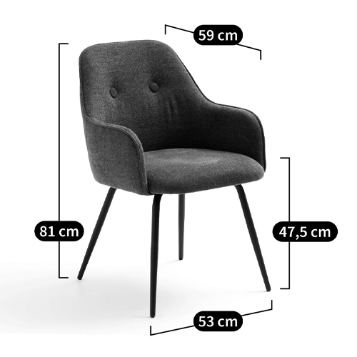 Кресло обеденное на металлических ножках Mazzi Chair в Воронеже