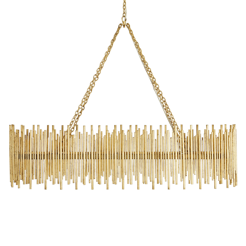 Люстра Arteriors PRESCOTT OVAL CHANDELIER Золотой в Воронеже | Loft Concept 