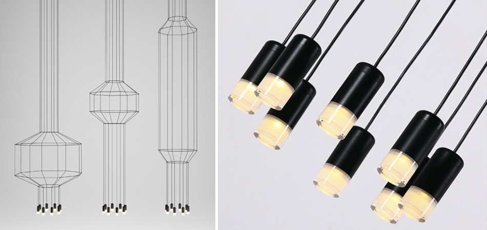 Люстра Wireflow Chandelier 0374 Suspension lamp Люстра Wireflow Chandelier 0374 Suspension lamp - Loft-Concept в Воронеже