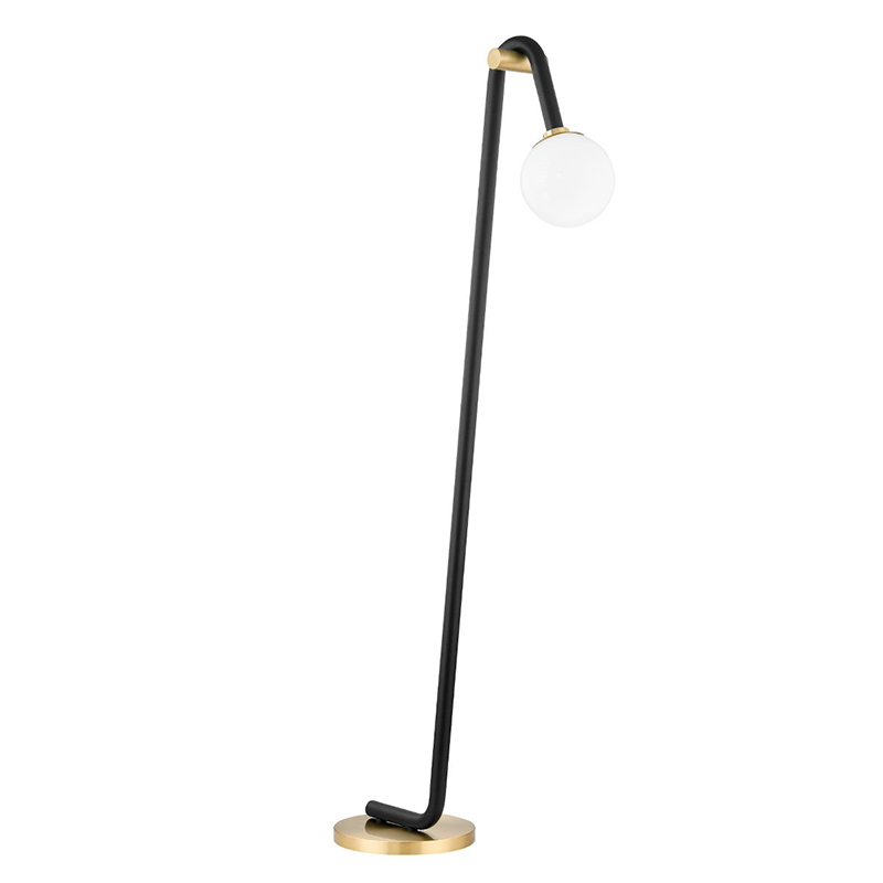Торшер Paulson floppy floor lamp gold Черный Золотой Торшер Paulson floppy floor lamp gold Черный Золотой в Воронеже | Loft Concept