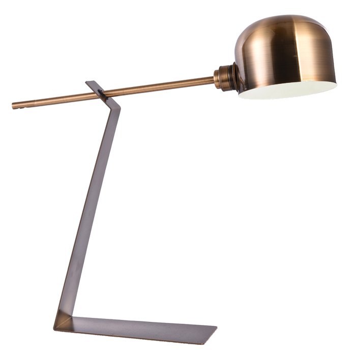 Рабочая лампа Brass Loft Table Lamp II Латунь в Воронеже | Loft Concept 