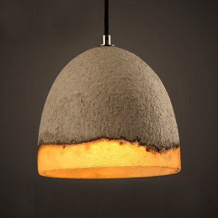 Подвесной светильник Art Concrete Pendant №9 Серый в Воронеже | Loft Concept 