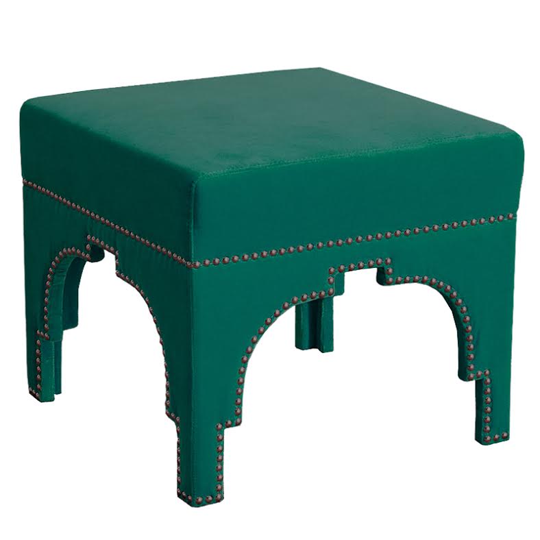 Raelynn Velvet Ottoman Изумрудный в Воронеже | Loft Concept 