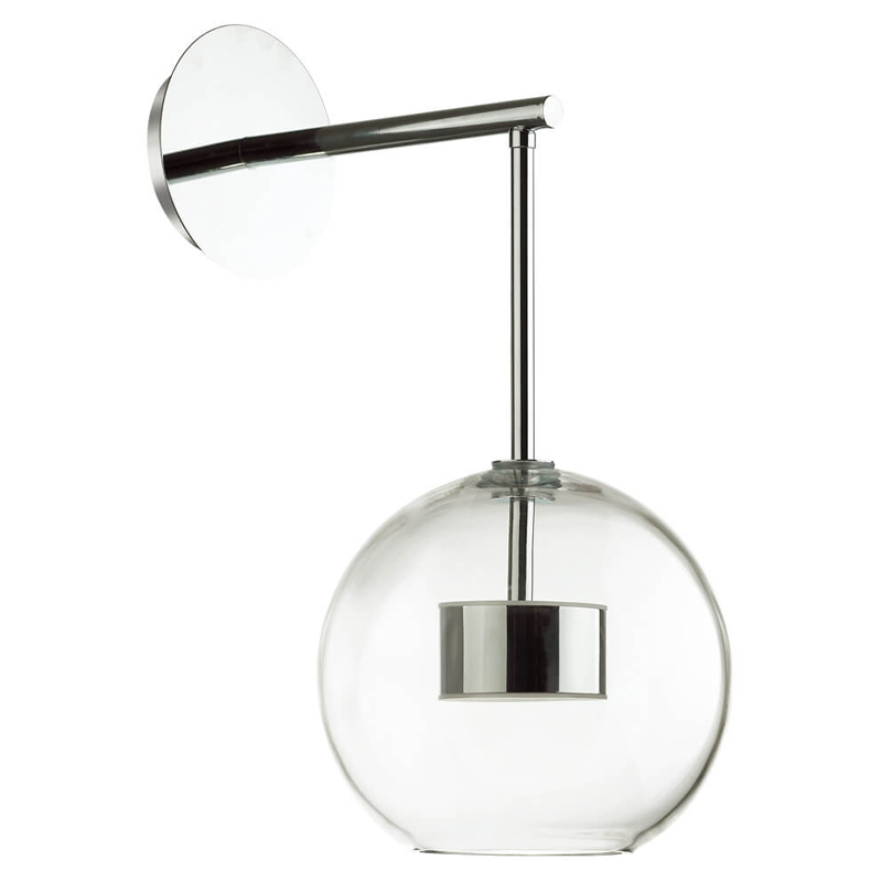 Бра Transparent Bubble Sconce chromium Прозрачный Хром в Воронеже | Loft Concept 