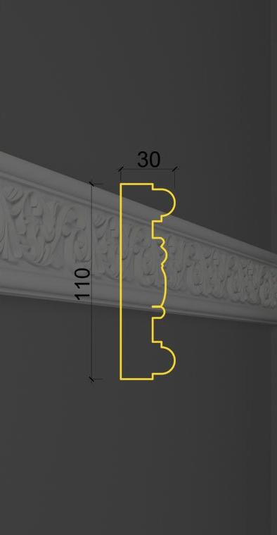 Молдинг с орнаментом MO-20 в Воронеже
