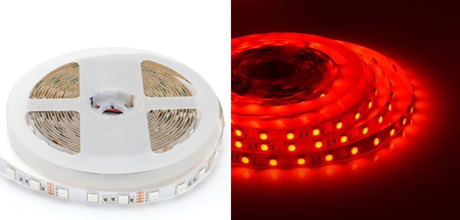 Светодиодная лента 14,4W/m 60LED/m 5050SMD разноцветная 5M Светодиодная лента 14,4W/m 60LED/m 5050SMD разноцветная 5M - Loft-Concept в Воронеже