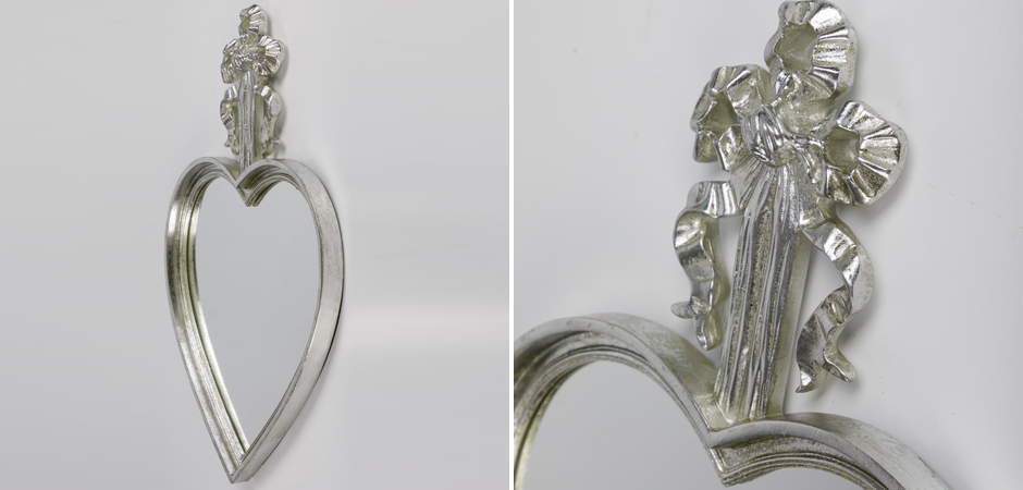 Зеркало Mirror Heart Серебристое Зеркало Mirror Heart Серебристое - Loft-Concept в Воронеже