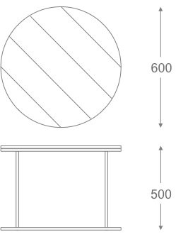 Стол Loft Wooden Round в Воронеже