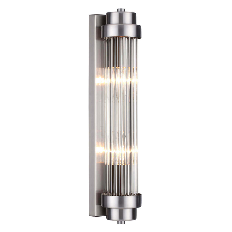 Бра Dirck Glass TUBE Sconce Nickel Никель в Воронеже | Loft Concept 