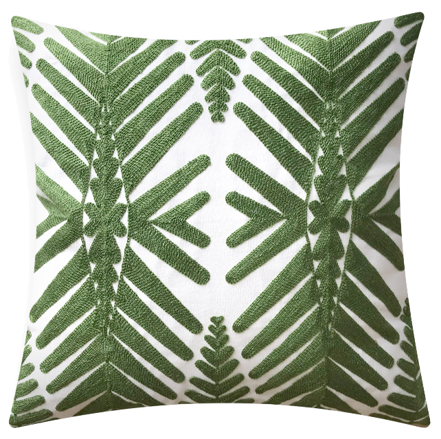 Декоративная подушка Green Ornament #1 Декоративная подушка Green Ornament #1 в Воронеже | Loft Concept