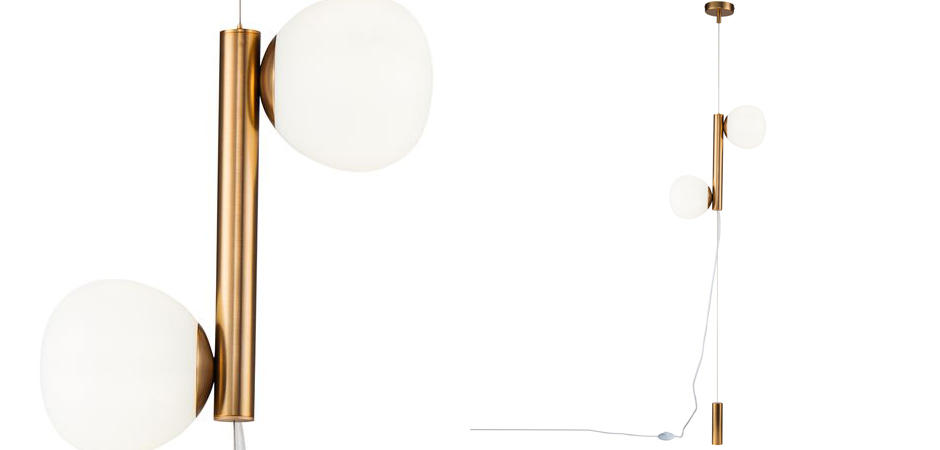 Торшер Tiepolo Ball Floor Lamp Double gold Торшер Tiepolo Ball Floor Lamp Double gold - Loft-Concept в Воронеже